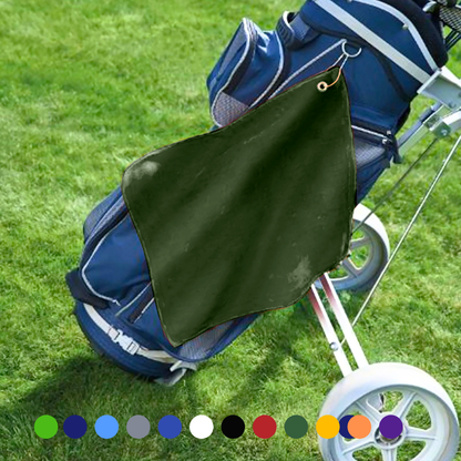 Small Jewel Velour Golf Towel: Corner Grommet & Hook Pack of 6