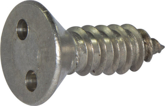 6 x 1 Tamper Resistant Drilled Spanner Flat Head Sheet Metal Screw 18-8 Stainless Steel
