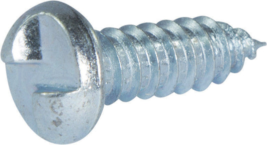 6 x 1 3/8 Tamper Resistant One Way Round Head Sheet Metal Screw Zinc
