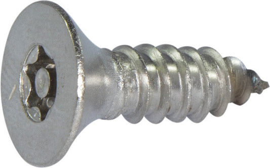 6 x 1/2  Tamper Resistant Torx Flat Head Sheet Metal Screw 18-8 Stainless Steel (T-15)