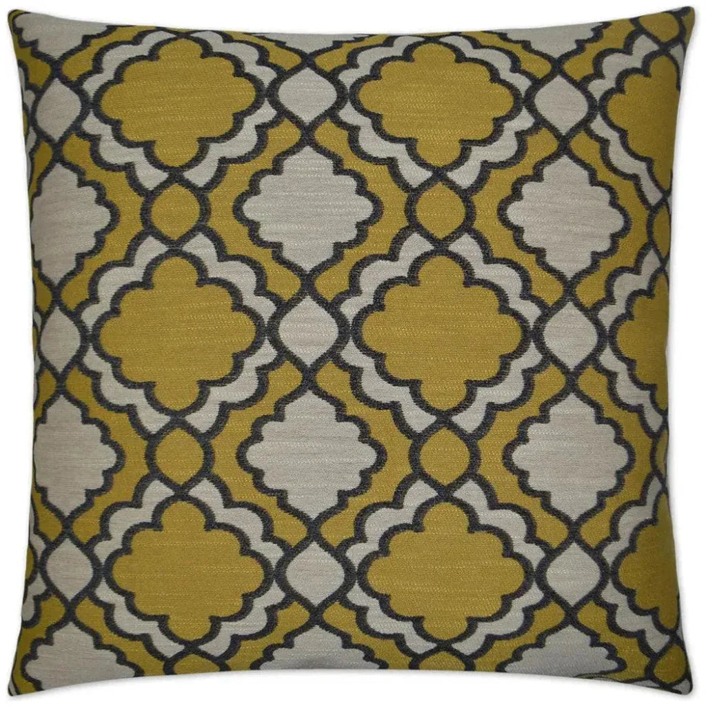 Taylor Gold Throw Pillow With Insert
