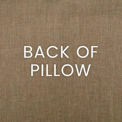 Tempo Brown Throw Pillow With Insert