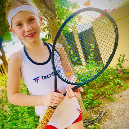 VALUE PACK - A Yellow Tiger Racket Pet Tennis Dampener and Overgrip Tape with a (Pack of 2) Replacement Overgrip Tape