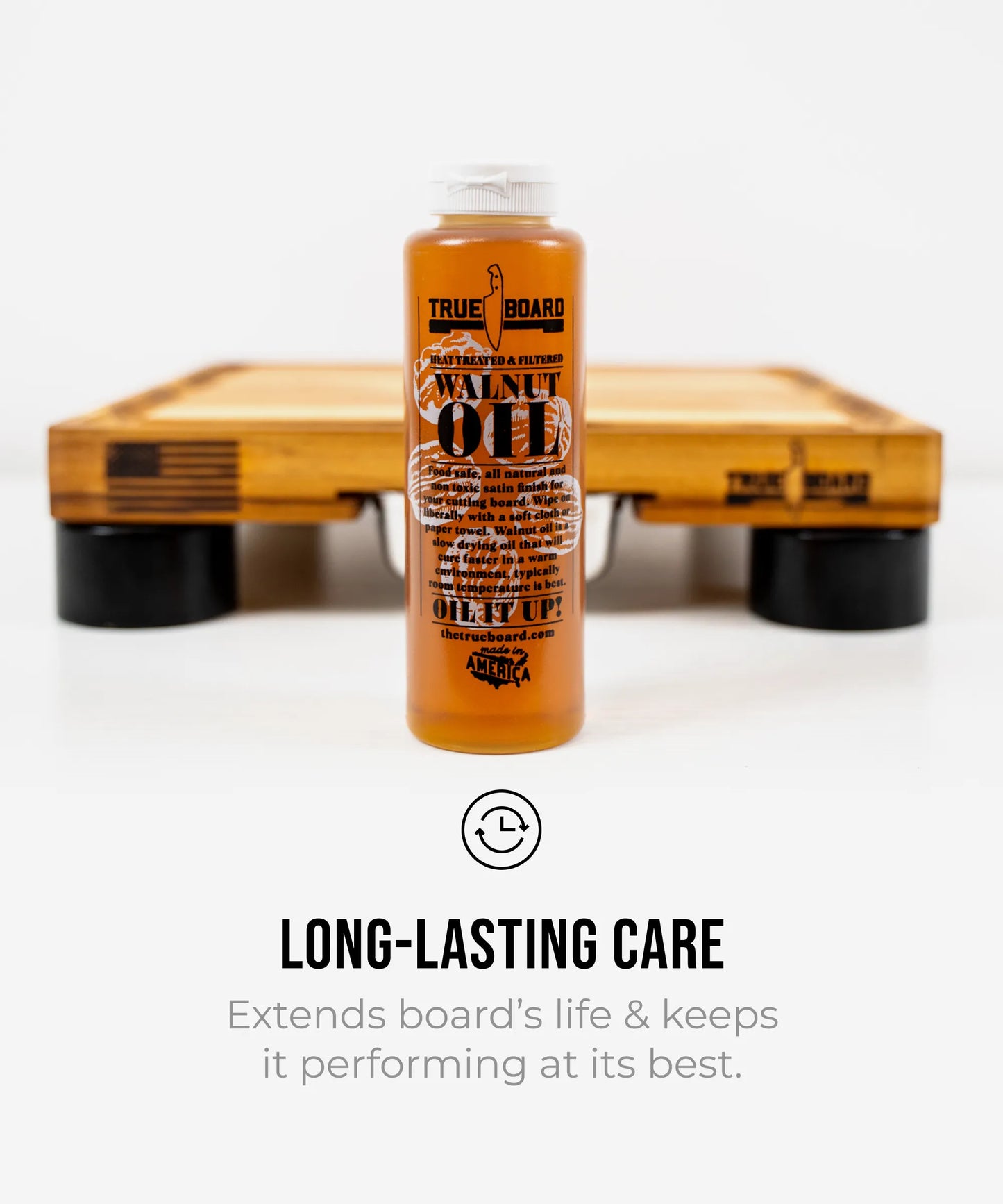 Premium Walnut Cutting Board Oil – 12 oz