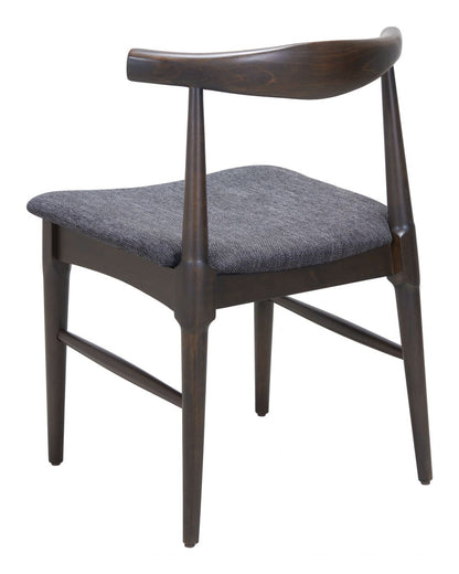 Tuzka Grey Fabric Dining Chair 2PC