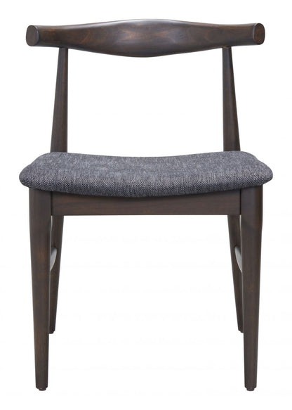 Tuzka Grey Fabric Dining Chair 2PC