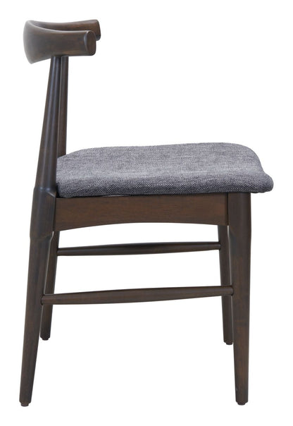 Tuzka Grey Fabric Dining Chair 2PC