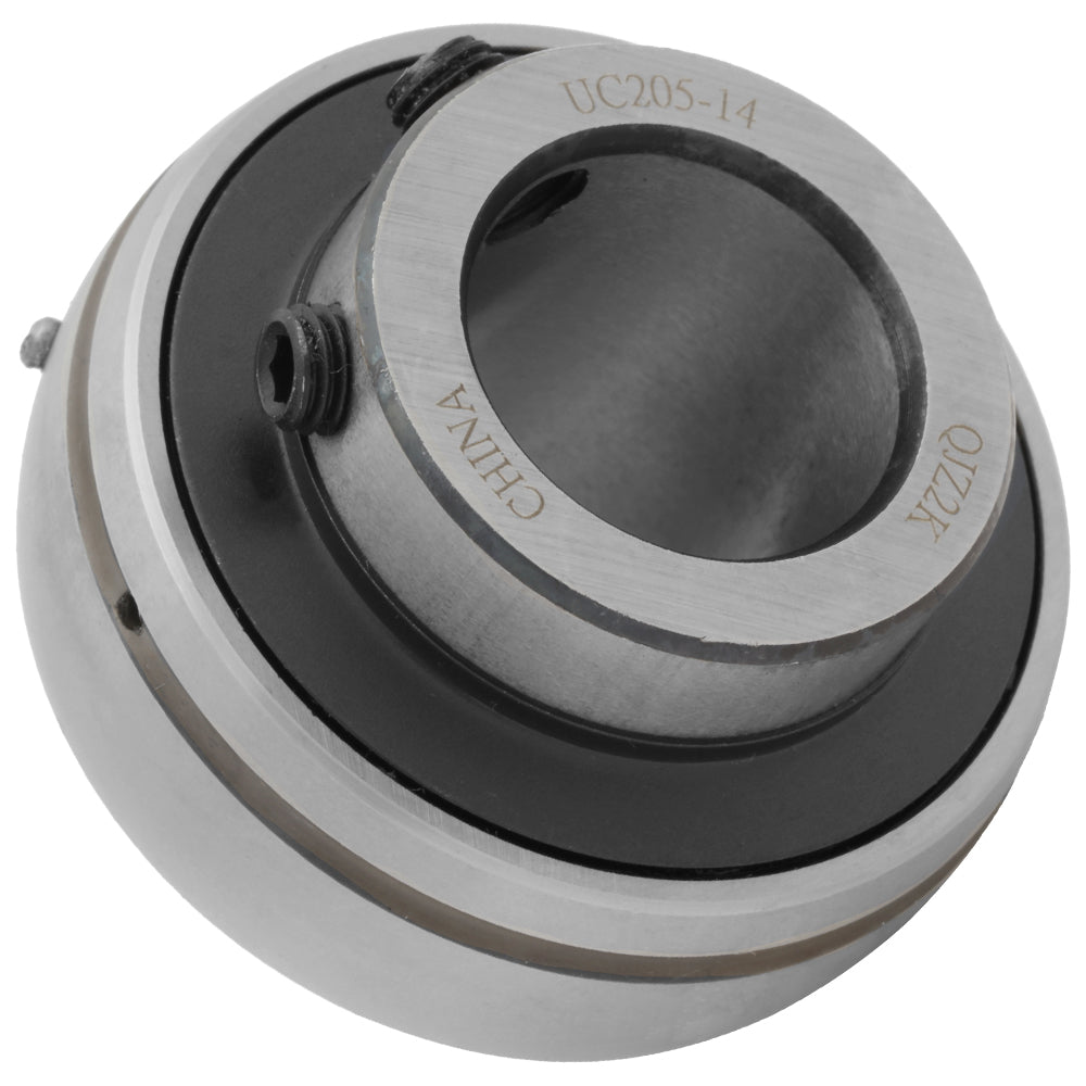 UC205-14 - Insert Bearing, 0.875" Bore (ID), Locking Set Screw
