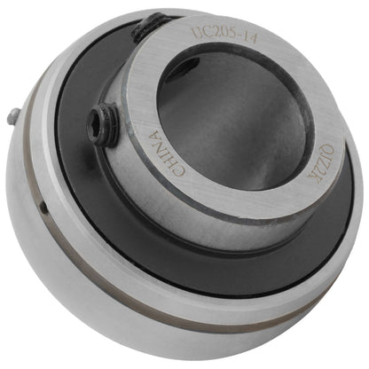 UC205-14 - Insert Bearing, 0.875" Bore (ID), Locking Set Screw