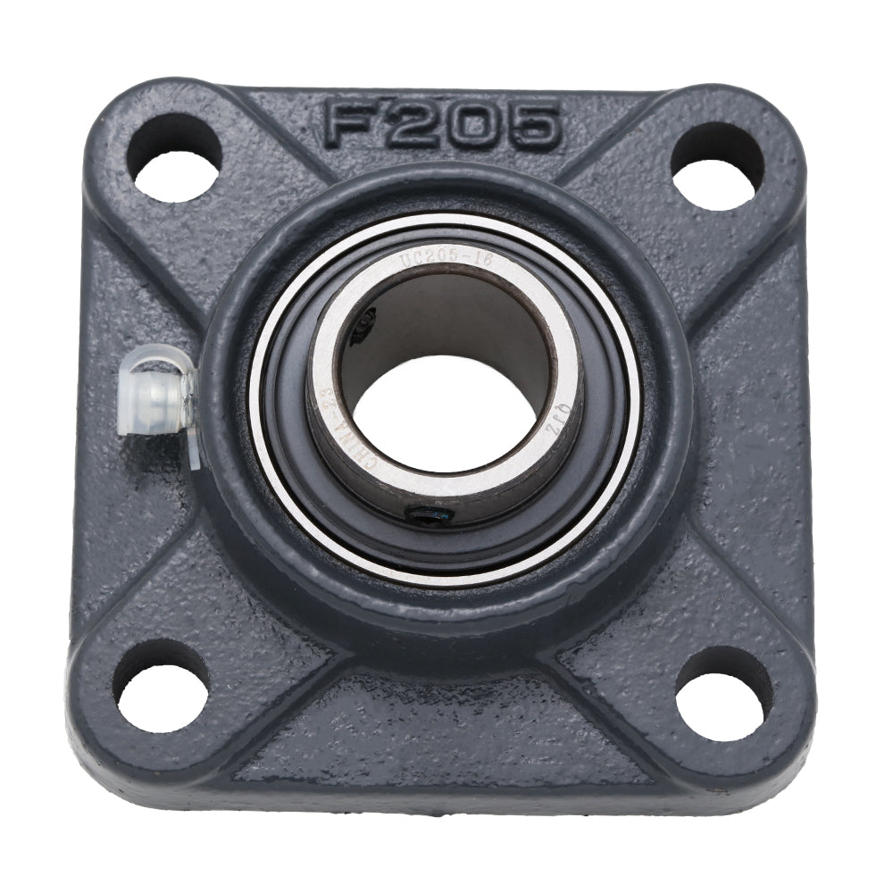 UCF205,  4-Bolt Flange Mounted Ball Bearing, 0.984" Bore (ID),  Insert Bearing: UC205,  Housing: F204