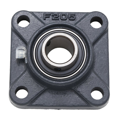 UCF205,  4-Bolt Flange Mounted Ball Bearing, 0.984" Bore (ID),  Insert Bearing: UC205,  Housing: F204
