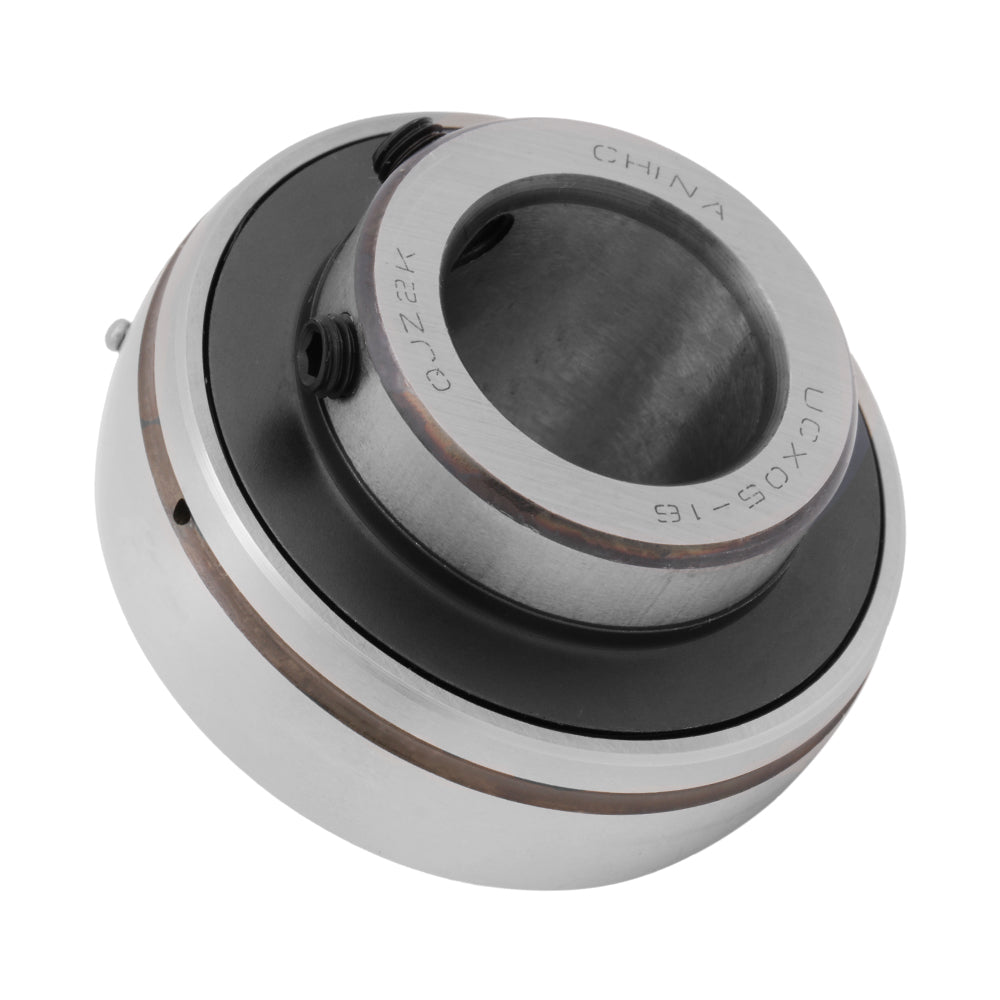 UCX05-16 - Insert Bearing, 1.0" Bore (ID), Locking Set Screw