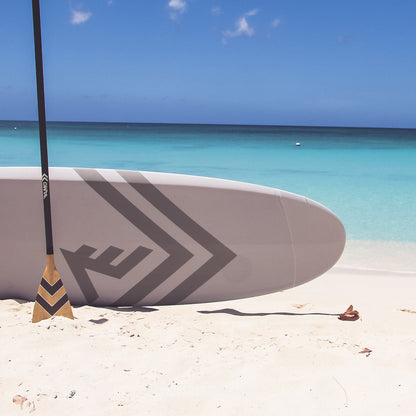 Carbon-Fiberglass Adjustable Paddle with ABS Edge  - Bamboo