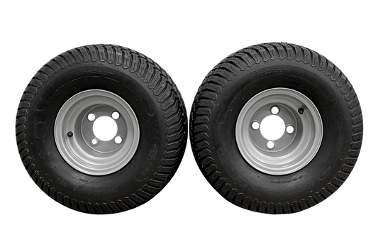 20x10.00-8  4 Ply Turf Tires with 8x7 Wheels  Lawn & Garden Mower and Golf Cart (Qty: 1)