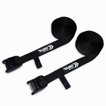 Basic 8' - 15' Tie Down Straps with Silicone Buckle Covers