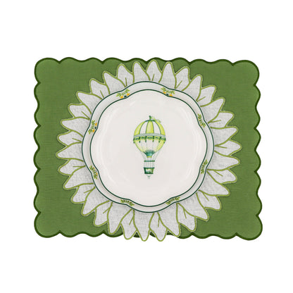 Valensole Lavender Scalloped Starter Plate - Case of 12 Plates (+3 Bonus Plates)