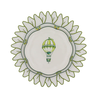 Valensole Lavender Scalloped Starter Plate - Case of 12 Plates (+3 Bonus Plates)
