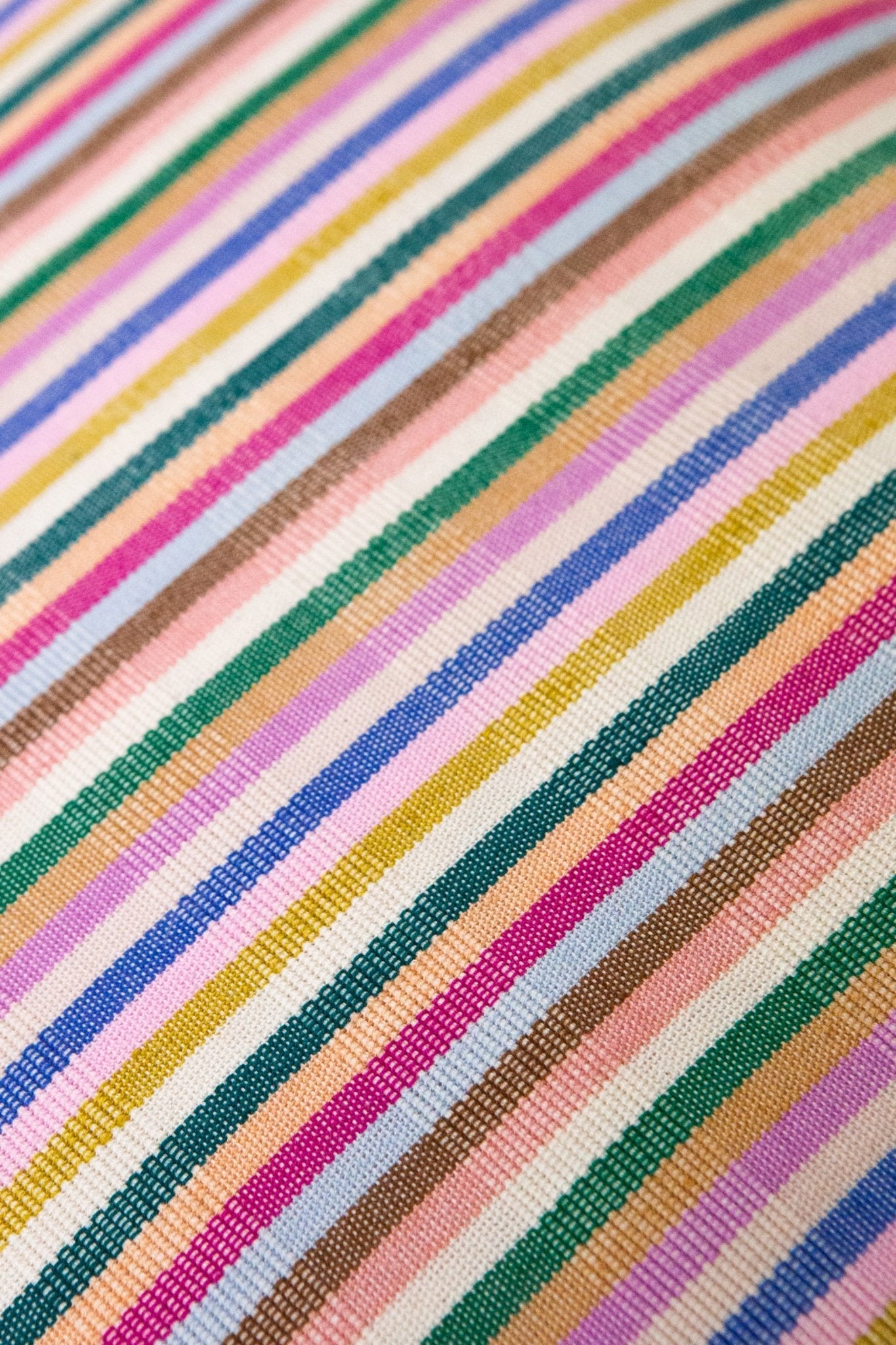 Valentina Rainbow Stripe Pillows