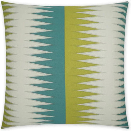 Vamanos Caribbean Green Teal Large Throw Pillow Insert