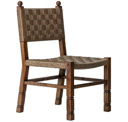Vaterra Pecan Matte Patio Dining Side Chair (Set Of 2)