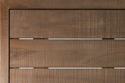Vaterra Teak And Rattan Patio Dining Table
