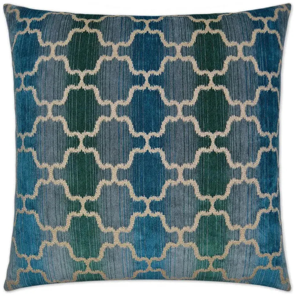 Vendura Blue Blue Throw Pillow With Insert