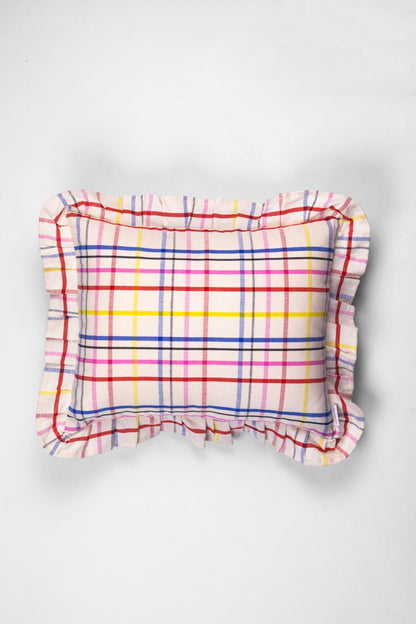Vera Plaid Ruffle Pillows