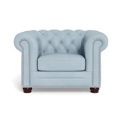 Victoria Leather Chesterfield Club Chair