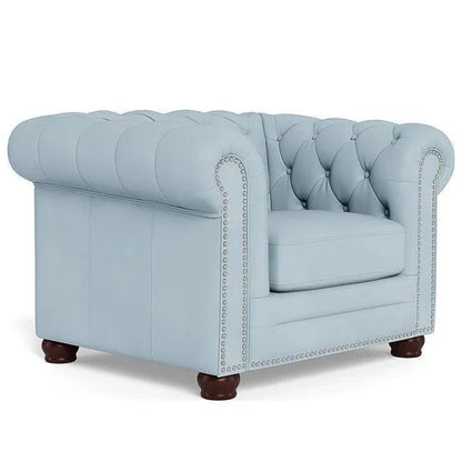 Victoria Leather Chesterfield Club Chair