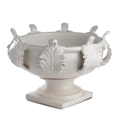 Vinci Acanthus Leaf Design Centerpiece Bowl