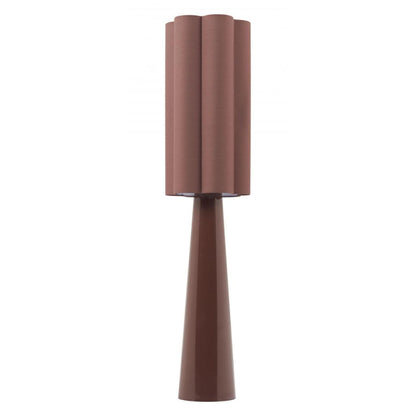 Violet Steel Brown Floor Lamp