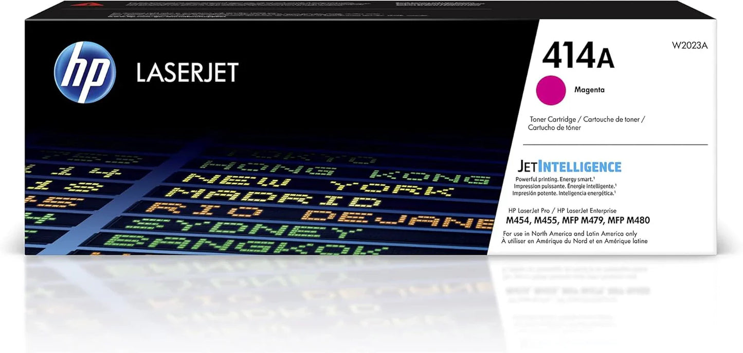 New, Pre-Owned - HP 414A High Yield Magenta Toner Cartridge, W2023A