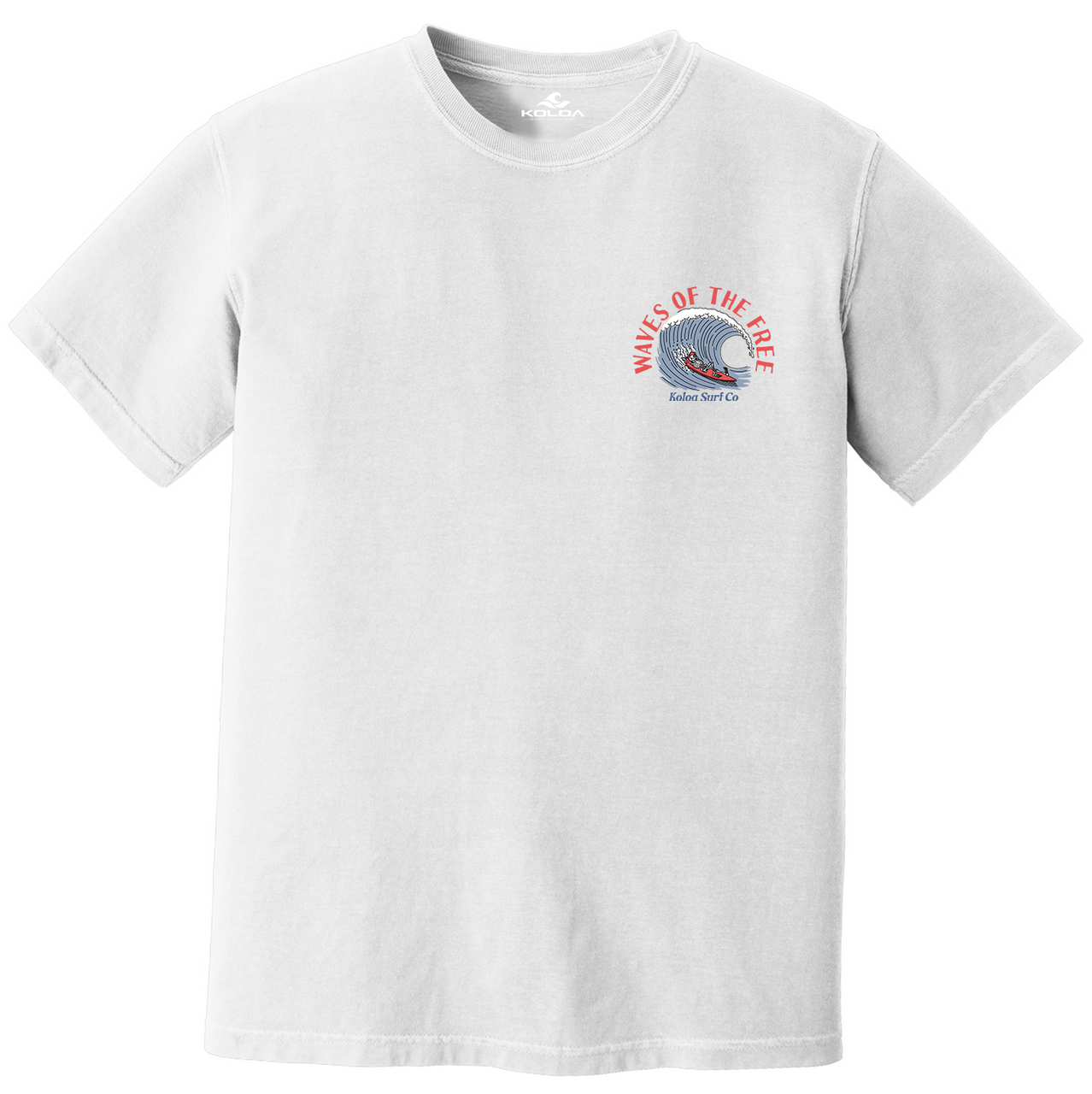 Koloa Waves Of The Free Pigment-Dyed T-Shirt