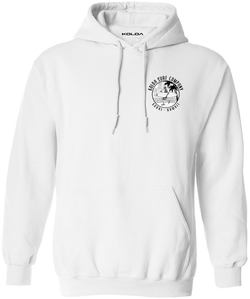 Koloa Skeleton Gone Surfin Hoodie