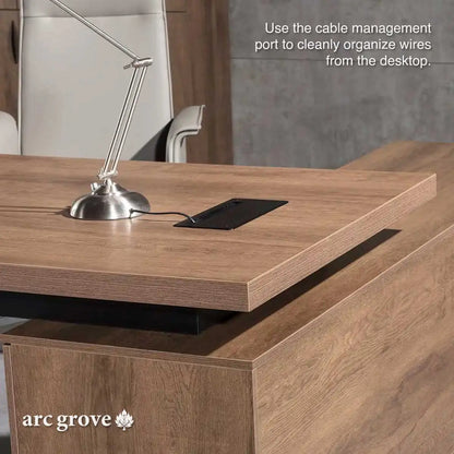 Pascal · L-Shaped Executive Desk