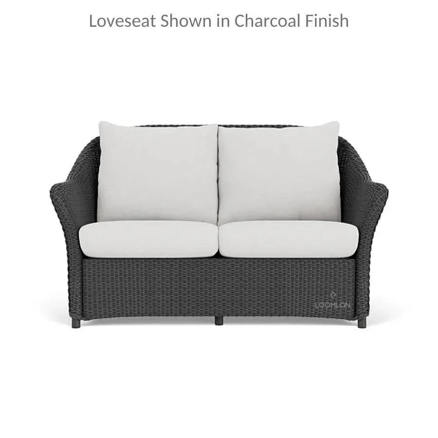 Weekend Retreat All Weather Wicker Outdoor Loveseat