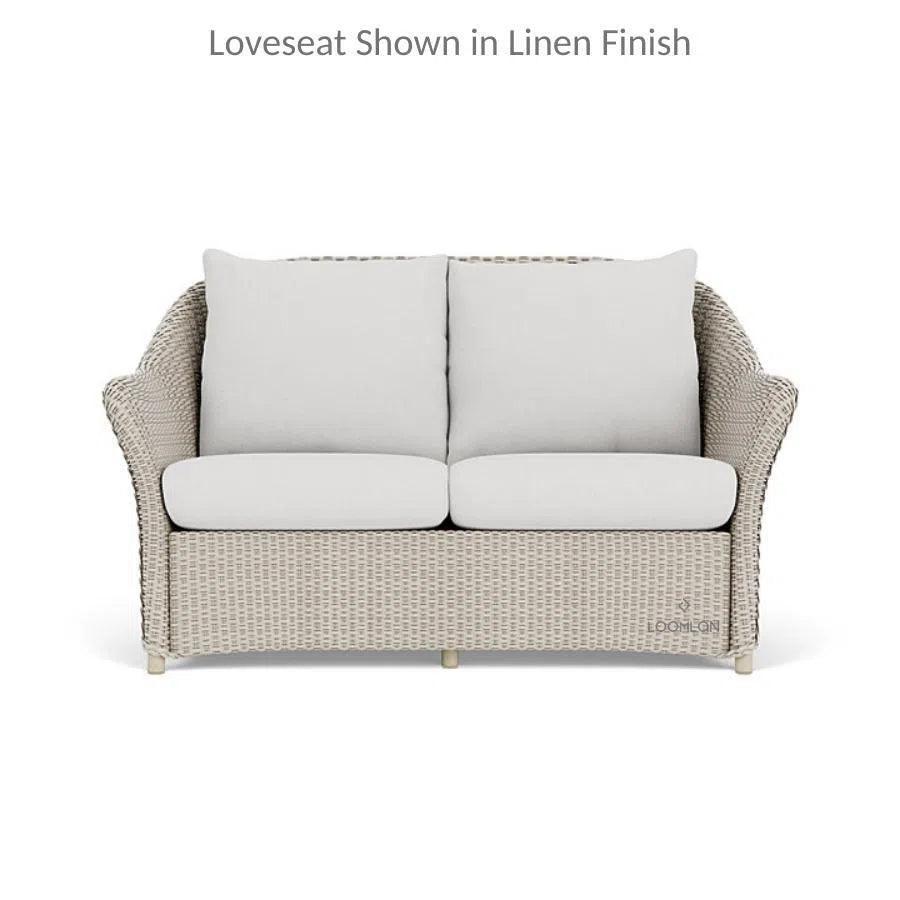 Weekend Retreat All Weather Wicker Outdoor Loveseat