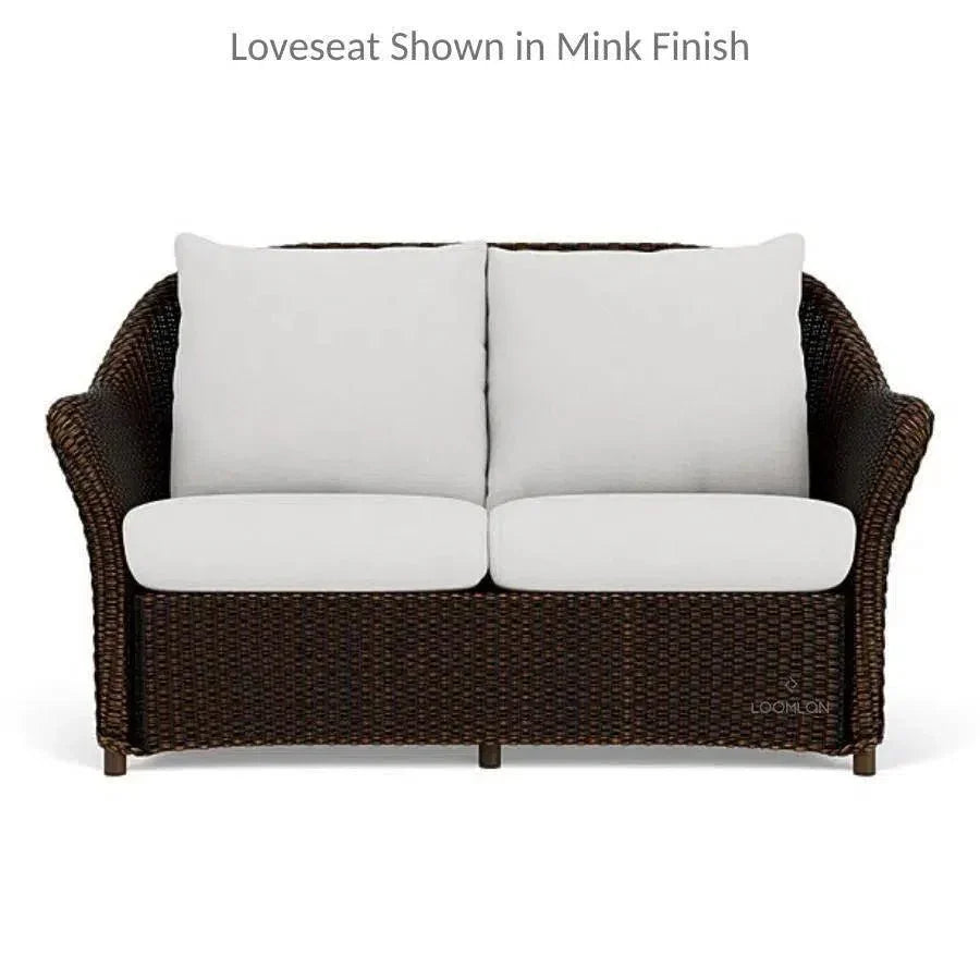 Weekend Retreat All Weather Wicker Outdoor Loveseat