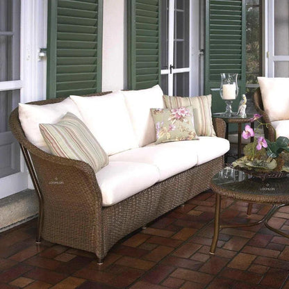 Weekend Retreat All Weather Wicker Outdoor Loveseat