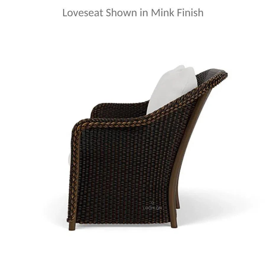 Weekend Retreat All Weather Wicker Outdoor Loveseat