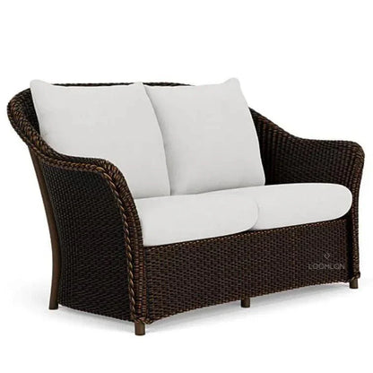 Weekend Retreat All Weather Wicker Outdoor Loveseat