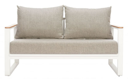 Welt Olefin Fabric Outdoor Sofa