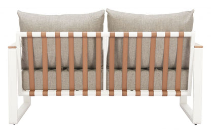 Welt Olefin Fabric Outdoor Sofa