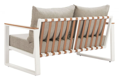 Welt Olefin Fabric Outdoor Sofa
