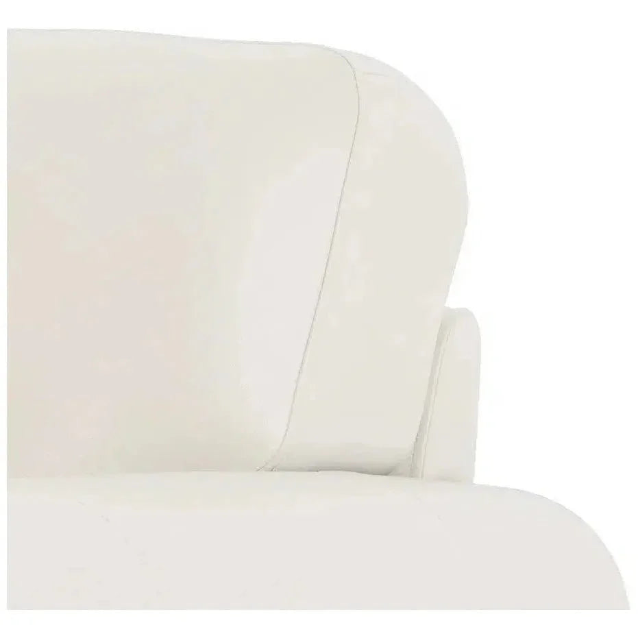 Wenton Mondern Leather Rolled Arms Club Chair