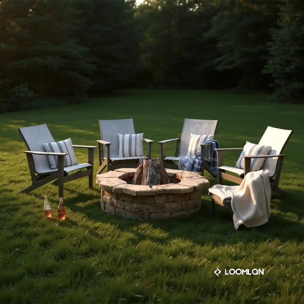 Wexler MGP Sling Chat Height Arm Chair
