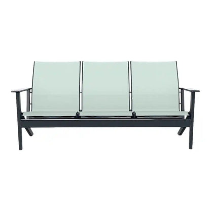 Wexler MGP Sling Chat Height Three-Seat Sofa