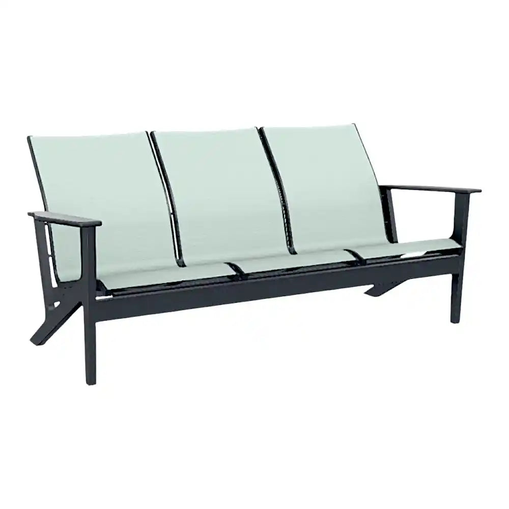 Wexler MGP Sling Chat Height Three-Seat Sofa