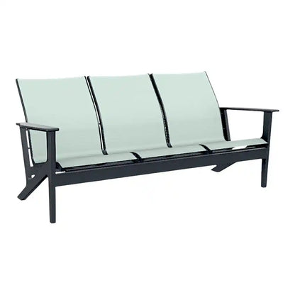 Wexler MGP Sling Chat Height Three-Seat Sofa
