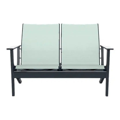 Wexler MGP Sling Chat Height Two-Seat Loveseat